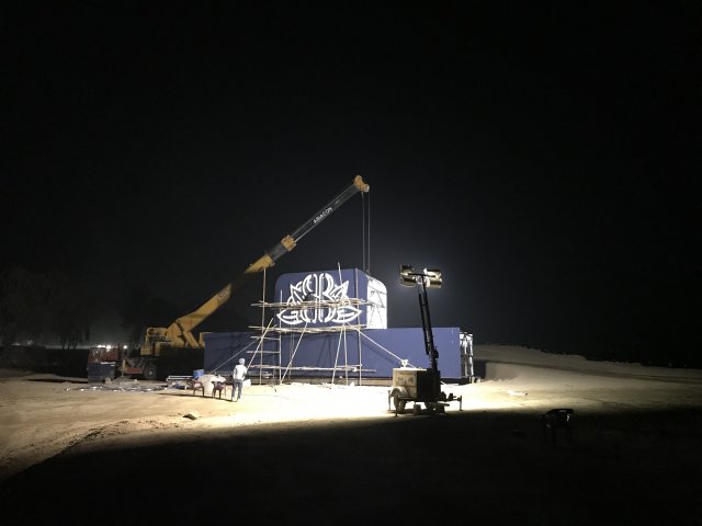 Highest Dual Billboard on Unipole Installed at Eighteen Islamabad